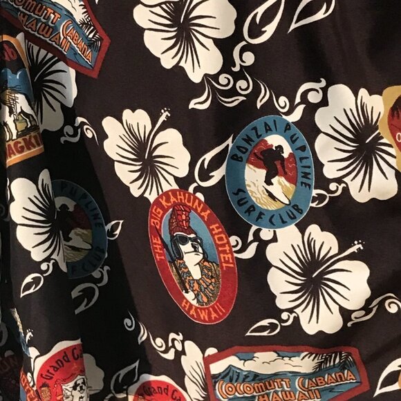 Big Dogs Hawaiian Beach Trunks Board Shorts - Picture 4 of 9